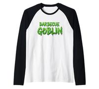 Barbacoa Goblin Funny Southern Food Salsa BBQ Carnes ahumadas Camiseta Manga Raglan