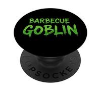 Barbacoa Goblin Funny Southern Food Salsa BBQ Carnes ahumadas PopSockets PopGrip Adhesivo