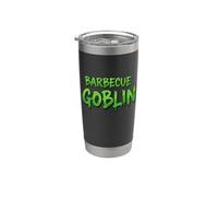 Barbacoa Goblin Funny Southern Food Salsa BBQ Carnes ahumadas Vaso térmico de acero inoxidable de doble pared