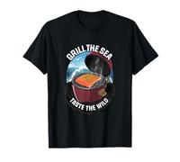 Barbacoa Grill the Sea Sabor ahumado Amantes de la comida Barbacoa a la parrilla Camiseta