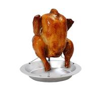 Barbacoa | parrilla de acero inoxidable resistente al calor y antideslizante, parrilla de pollo - para actividades al aire libre como camping, picnic, reuniones, barbacoa y actividades de