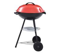 VidaXL Barbacoa Portátil de Carbón XXL Roja