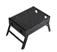 Barbacoa de Carbón, Plegable, de Sobre Mesa, Portátil, Ligera, para ahumar, con Parrilla, para camping, picnic, jardín, playa, fiesta