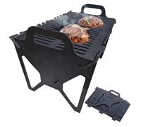 Barbacoa Portátil de Exterior,Parrilla De Barbacoa Plegable Resistente | Parrilla Ligera para Jardín Patio Playa Picnics Fogoneros y Eventos