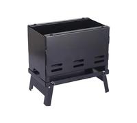 Barbacoa portátil, parrilla de camping portátil | Hornillo de camping compacto Pequeña parrilla de carbón | Barbacoa de camping multiusos de carbón de leña, mesa para jardín, patio, hogar