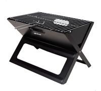 Barbacoa Portátil Plegable de Sobremesa Aktive, 45x29x30 Cm, Negro