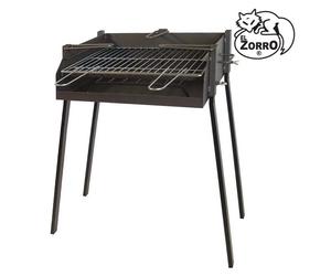 Barbacoa Quadrada Imex El Zorro con Soporte Sartén
