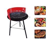 BARBACOA REDONDA A CARBÓN 33CM CON REJILLA AJUSTABLE TRES POSICIONES BBQ
