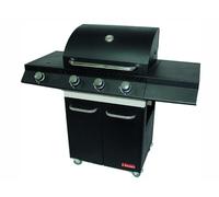 Barbacoa Sandrigarden Canadá 3 Fuegos Inox Pletina 12.8 Kw Piezo Lava Ruedas
