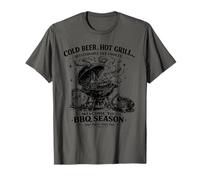 Barbacoa Temporada Cerveza Fría As Camiseta