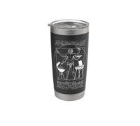 Barbacoa Vitruvio Hombre Barbacoa Parrilla Cocinero Leonardo Da Vinci Chef Vaso térmico de acero inoxidable de doble pared