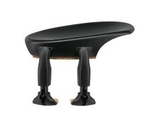 Wittner mentonera violín 1/2-1/4, plástico de alta tecnología, forma anatómica, antialérgico, con herramienta de montaje