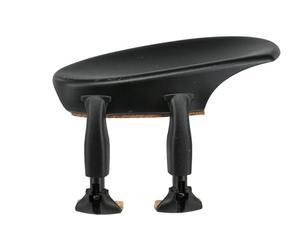 Barbada Wittner, barbada lateral violín 3/4, plástico de alta tecnología, anatómicamente diseñado, probado para alergias, con destornillador, negro, Made in Germany, 250121