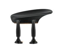 Barbada Wittners, barbadas lateral para viola, plástico de alta tecnología, anatómicamente diseñado, probado para alergias, sin destornillador, negro, Made in Germany, 251231