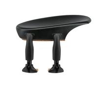 Barbada Wittners, barbadas lateral para violín 3/4, plástico de alta tecnología, anatómicamente diseñado, probado para alergias, sin destornillador, negro, Made in Germany, 250221