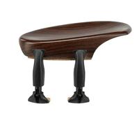 Barbada Wittners, barbadas lateral para violín 4/4, plástico de alta tecnología, anatómicamente diseñado, probado para alergias, sin destornillador, color palisandro, Made in Germany, 250211P