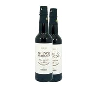 Barbadillo Obispo Gascón Palo Cortado Palomino Fino Jerez-Xérès-Sherry Media Botella 37 cl Vino generoso (Caja de 2 Media Botella de 37 cl)