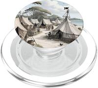 Barbanegra El Campamento Pirata - enseña Agujero PopSockets PopGrip para MagSafe