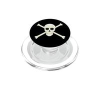 Barbanegra Piratas Bucanero Halloween Calavera y Crossbones PopSockets PopGrip para MagSafe