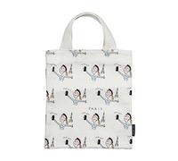 Barbapapa Paris Bolsa de Tela y Playa, 26 cm, Blanco (White)
