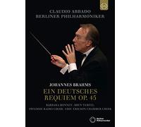 Barbara Bonney, Bryn Terfel - Barbara Bonney, Bryn Terfel -Johannes Brahms -Berliner Philharmoniker -Claudio Abbado -Requiem Op.45 (DVD)