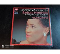 BARBARA HENDRICKS/NEVILLE MARRINER airs sacrés MOZART LP 1987 Emi