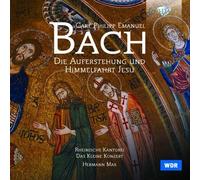 C.P.E. BACH: Die Auferstuhung und Himmelfahrt Jesu [CD de audio] Rheinische Kantorei, Das Kleine Kozert, C.P.E. Bach and Hermann