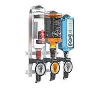 Barbarian Distributeur de Boissons Alcool Bar Butler 3/4/6 medidas Dosificación 25 ML Bar de Maison (3 Botellas Profesional)