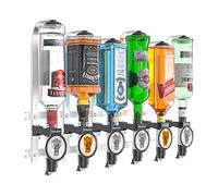 Barbarian - Óptica para Botellas 4/6 para Bebidas alcohólicas - Bar Butler Soporte de Medida de chupito dispensador de Bebidas al revés Bar