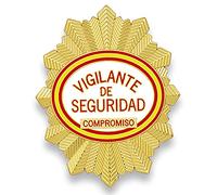 Barbaric 16126 Insignias, Vigilante de Seguridad, Multicolor, Legión