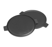 Barbecook 223.0230.043 - Planchas para barbacoa, 36x43x3 cm, metal, Negro, Redondo.