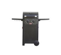 Barbecook barbacoa de gas Luca 210 con mesas laterales plegables, barbacoa de gas compacta, 121×60×112cm