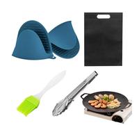 Barbecue Grill Pan - Pan De Barbacoa De Hierro De Estilo Coreano | Pan De Sartén Multifunción Sin Recubrimiento Sin | Bandeja Para Cocción De Inducción, Picnic, Cocina Casera, Parrilla Al Aire Li