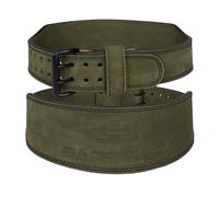 BARBELTS Correa de levantamiento de pesas de cuero de 8 mm - Cinturón de culturismo, entrenamiento de fuerza, Crossfit, cinturón de cuero para hombres y mujeres (Venom, M)