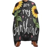 Barber Cape Eres mi girasol, Impermeable Vestido de Salon Unisex Capa Peluqueria para Peluquero peloestilo 140X168cm