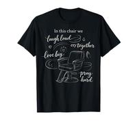 Barber Chair Life Funny Hairstylist Barber Shop Humor Camiseta