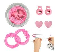 Barber Cord Knitting Tool, DIY Craft Needle Protectors Set 0.3 Inch Knitting Point Covers for Adults Art Teachers Beginners Professionals Studio Workshop Use, Safety, Creative Crafting Aid