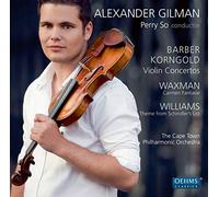 Barber, Korngold : Concertos violon ; Fantaisie sur Carmen, Thème de 'La liste de Schindler'