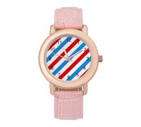 Barber Lines - Reloj de pulsera para mujer, correa suave, regalo para cumpleaños, día de San Valentín