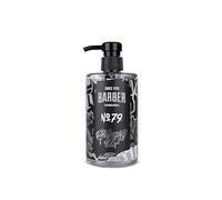 BARBER MARMARA Gel de afeitado para hombre No.79 - Gel de afeitado transparente para hombre, 500 ml, para un afeitado preciso de los contornos de la barba, deslizamiento óptimo, enfría la piel
