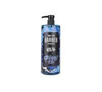 BARBER MARMARA Gel de afeitar para hombre No.76 - Gel de afeitar para hombre, transparente, 1000 ml, afeitado preciso de los contornos de la barba - No hace espuma - Enfría la piel
