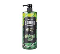 BARBER MARMARA Gel de afeitar para hombre No.78 - Gel de afeitar para hombre, transparente, 1000 ml, afeitado preciso de los contornos de la barba - No hace espuma - Enfría la piel