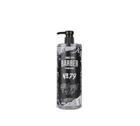 BARBER MARMARA Gel de afeitar para hombre No.79 - Gel de afeitar para hombre, transparente, 1000 ml, afeitado preciso de los contornos de la barba - No hace espuma - Enfría la piel