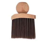 Barber Neck Brush - Haircut Cleaning Tool, Neck Dusting Brush with Wooden Handle, Salon and Barber Supplies, Haircut Accessory, Home Grooming for Barbershops, Beauty Salons, Hairdressers