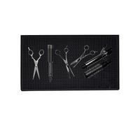 Barber Organizer Mat - 1x Protective Cover For Barber Station, Hairdressing Services Carpet, Non-Slip Barbers Station Mat Base For Hairdressing Tools At Home Or Salon Scissors Machines