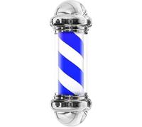 Barber Pole Retro LED Barber Pole, Poste De Barbero Luminoso De Exteriores, Luz Giratoria De Peluquería, Poste Barbero, Peluquería Light, Poste De Peluquería Tradicional B,50cm