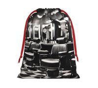 Barber Shop - Bolsas de regalo con cordón para Navidad, fiestas de vacaciones, varios tamaños