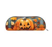 Barber Shop - Estuche de maquillaje para maquillaje, estuche de viaje, neceser de aseo y lápices, estuche de lápices, estuche de lápices, Hojas de otoño Calabaza Día de Acción de Gracias, talla única