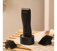 BARBER STUDIO - Recortadora Y Afeitadora Inalámbrica Para Cara Y Cuerpo Resistente Al Agua Negro