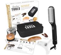 BARBER TOOLS Set/kit de cuidado y mantenimiento para barba + alisador de barba y cabello